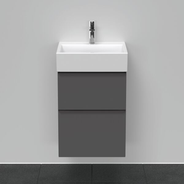 Meuble sous-lavabo Duravit D-Neo Graphite mat image number 2