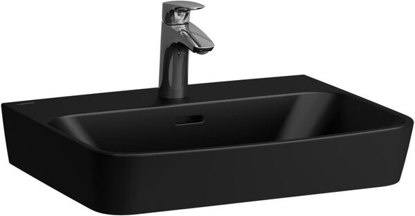 Lavabo Laufen Moderna R, senza foro per rubinetteria, 54 x 43,5 cm, con troppopieno image number 0