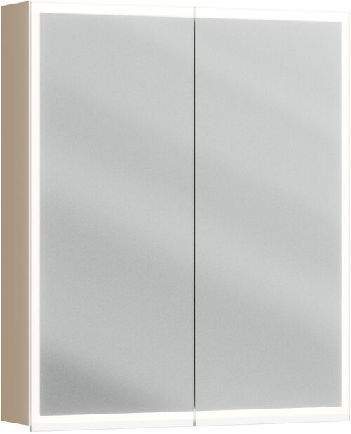 Armadio a specchio Alterna luuna LED plus con illuminazione inferiore/superiore Tan Colore della luce variabile in continuo 2700-6500 K