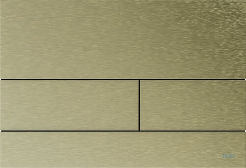 Placca di comando Tece Square II Nickel brushed Anti-impronte