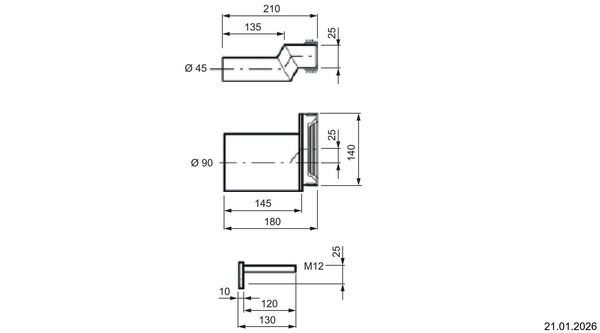 Manschettengarnitur Geberit image number 1