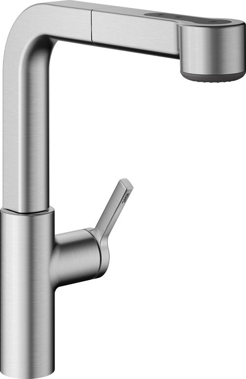 Miscelatore monocomando per lavello KWC Ava 2.0 Colore acciaio inossidabile