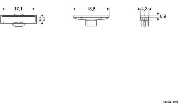 Duschrinne Geberit CleanLine, befliesbar image number 1