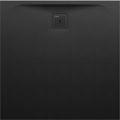 Piatto doccia Laufen Pro Super piatta 100 x 100 cm Nero opaco