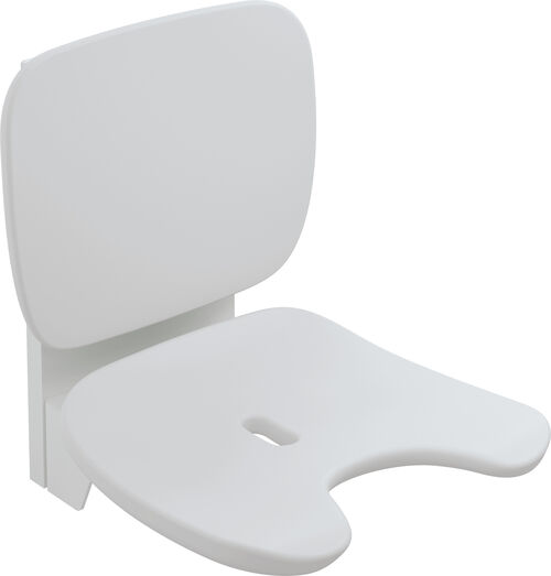Sedile ribaltabile Hewi LifeSystem Komfort bianco segnale lucido