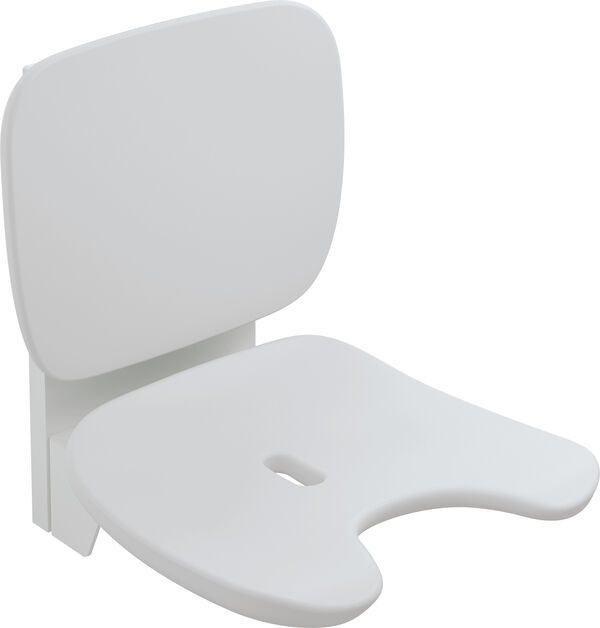 Siège rabattable Hewi LifeSystem Komfort blanc de sécurite brillant image number 0