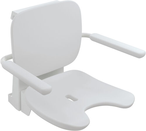 Sedile da agganciare Hewi 802 LifeSystem Premium Bianco segnale lucido verniciato a polvere