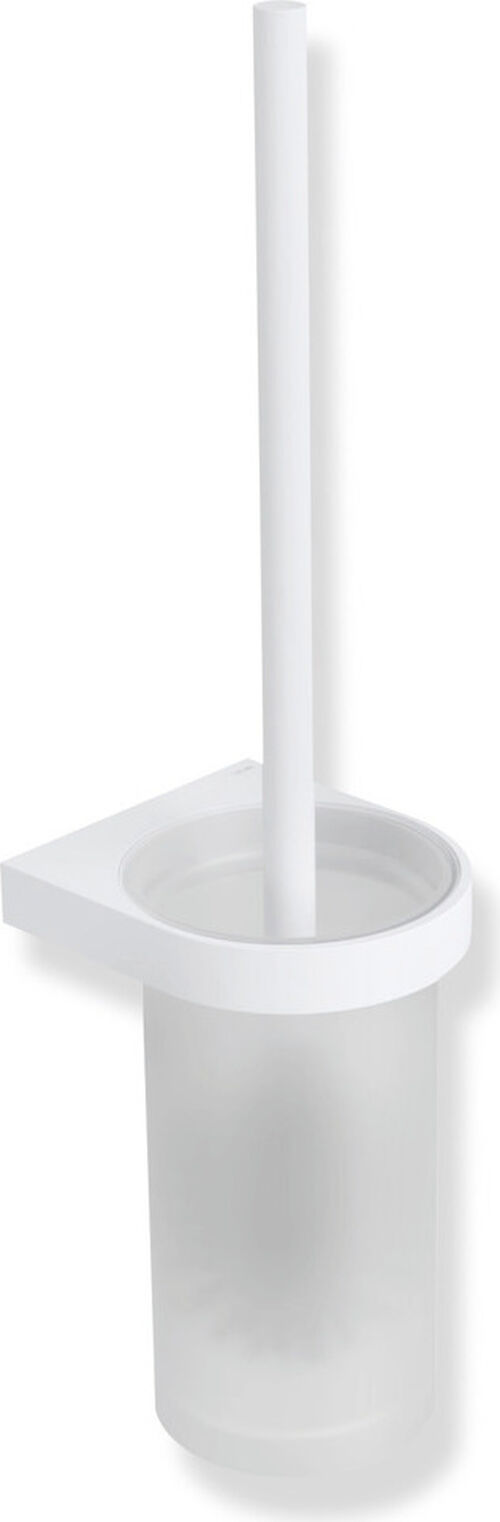 Portaspazzola Hewi System 800 Bianco opaco Verniciato a polvere