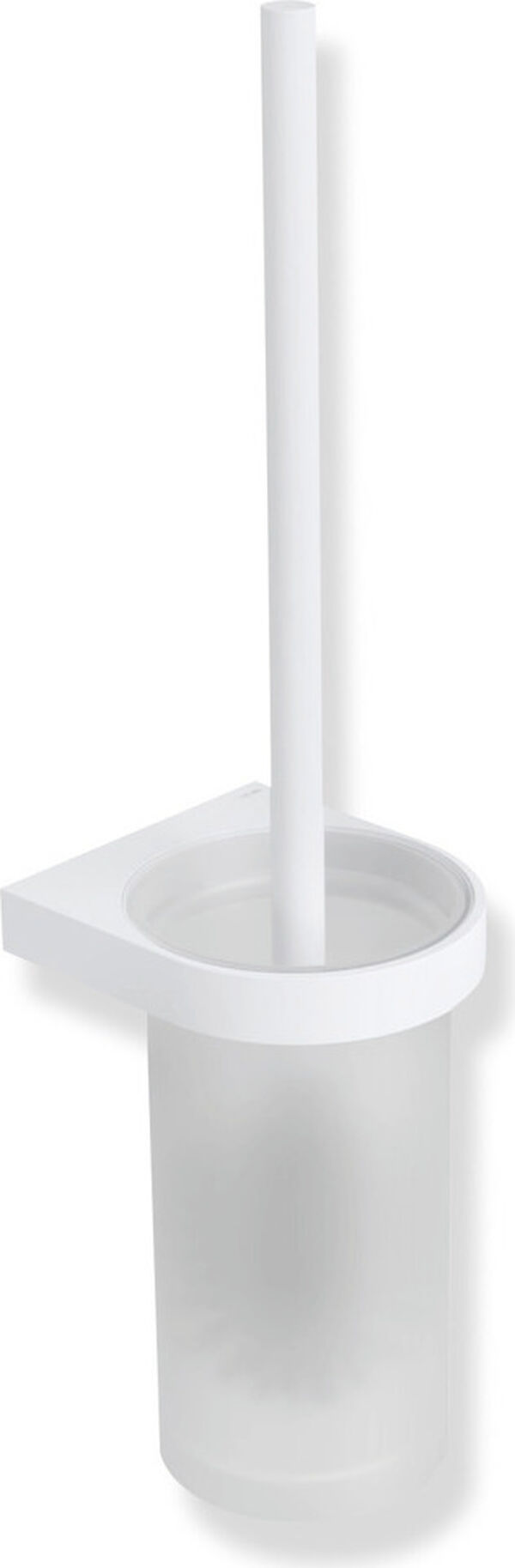 Klosettb&uuml;rstenhalter Hewi System 800, Kristallglas satiniert image number 0
