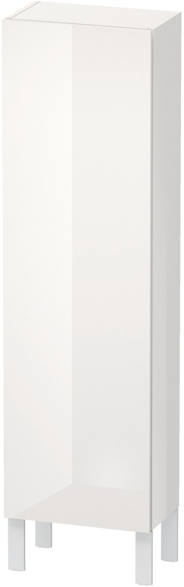 Armadietto laterale L-Cube l:40 cm, a:132 cm, p:24,3 cm 1 porta, cerniere a destra 3 ripiani in vetro image number 0