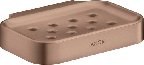 Seifenschale Axor Universal Circular brushed red gold