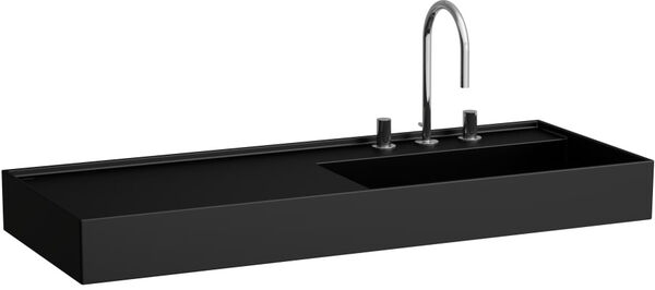 Waschtisch Laufen Kartell 120 x 46 cm Schwarz matt image number 0