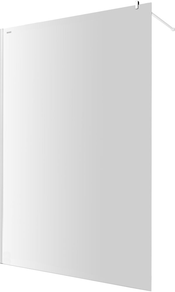 Paroi latérale à pose libre Duscholux Bella Vita 3 Walk-in blanc mat Verre clair CareTec Pro image number 0