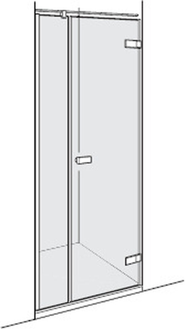 Porta pendolare Alterna lin.3, larghezza nicchia 125,1-180 cm, cerniere a destra, per nicchia con image number 0