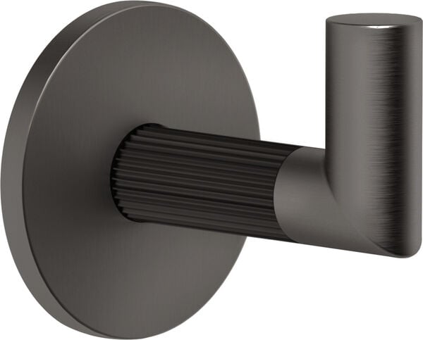 Crochet à habits Gessi Ingranaggio Black metal brushed image number 0