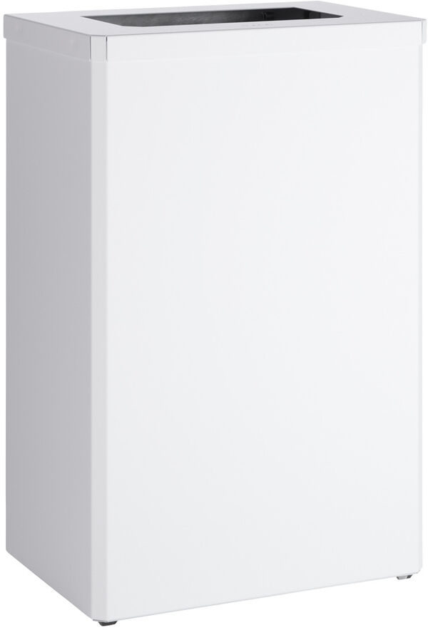 Corbeille à papier Hygolet Hygobox Edge blanc mat peint par poudrage image number 0