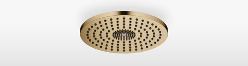 Regenbrause Dornbracht mit Licht Dark Brass gebürstet