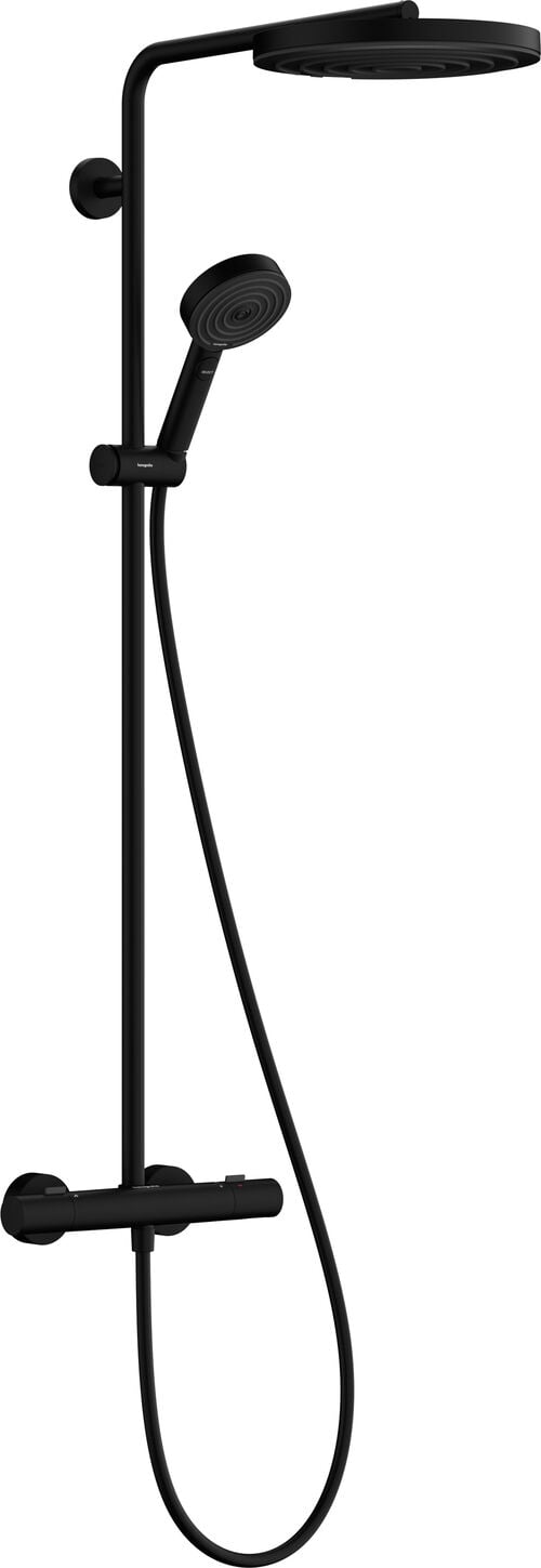 Showerpipe Hansgrohe Pulsify S Puro EcoSmart ½" Schwarz matt