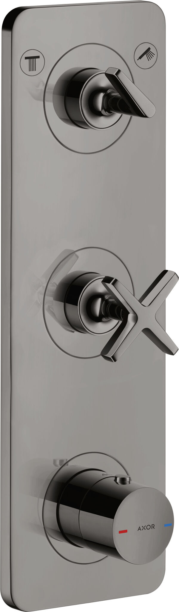 Système de douche Axor Citterio E, Shower Select polished black chrom image number 0