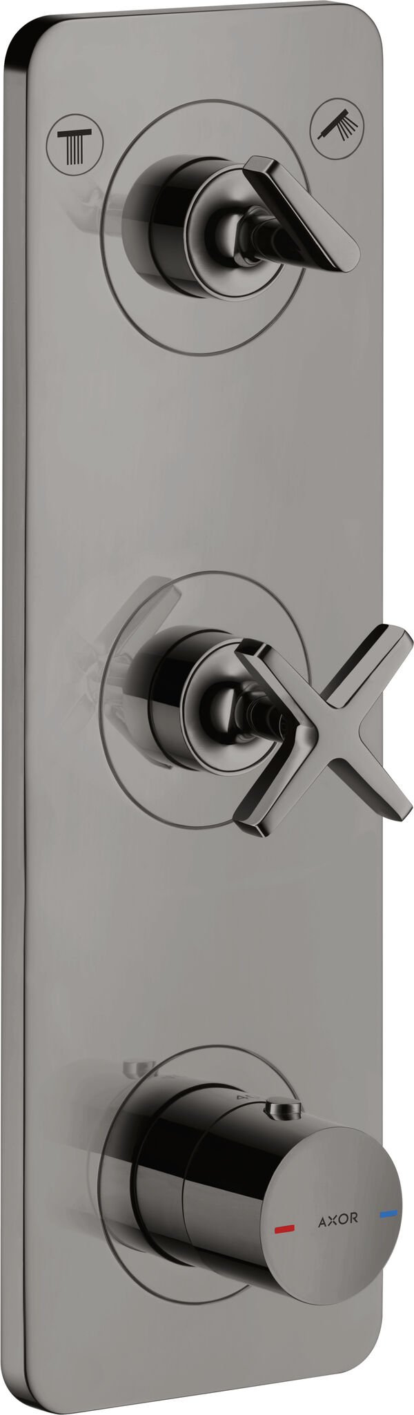 Système de douche Axor Citterio E, Shower Select polished black chrom image number 0