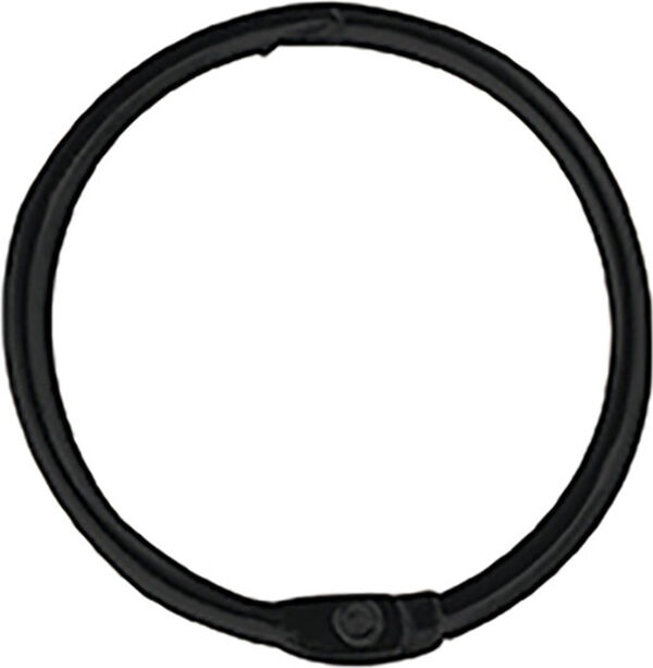 Anneaux pour rideaux Spirella Ringo small Noir mat image number 0