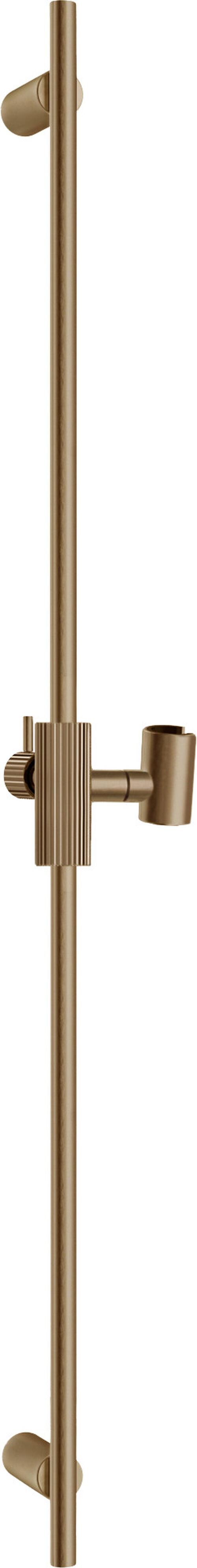 Duschgleitstange Gessi Habito Warm bronze brushed PVD Rigato