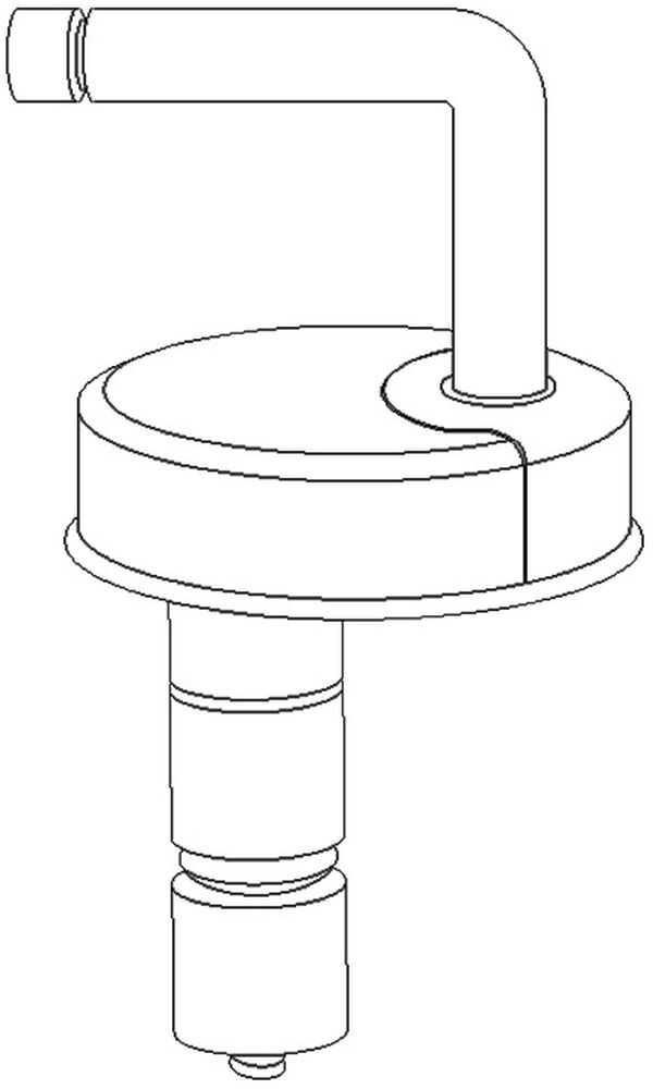 Steckscharnier zu Klosettsitz Pressalit edelstahl glanz image number 0