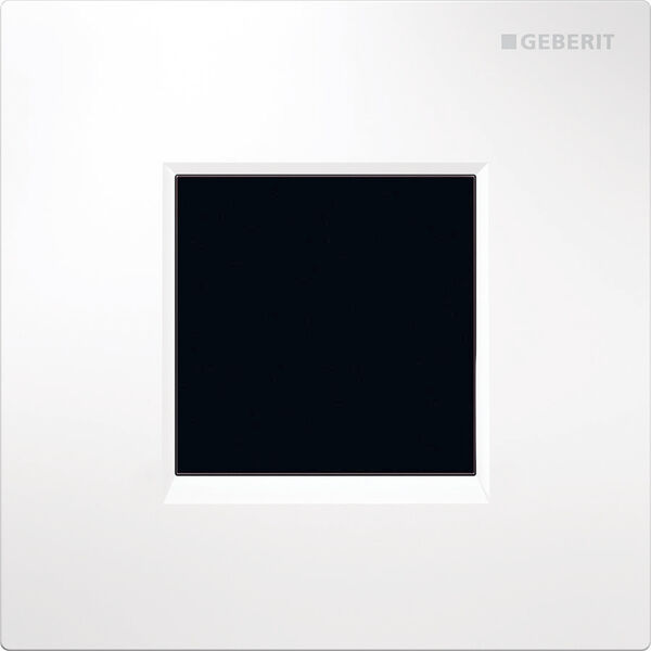 Urinoirsteuerung Geberit Typ20 square Weiss/Glanz/Weiss image number 0