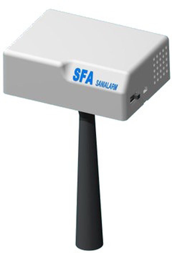 Warnmelder Sanialarm für Kleinhebeanlage, Gehäuse mit integriertem Druckregler image number 0