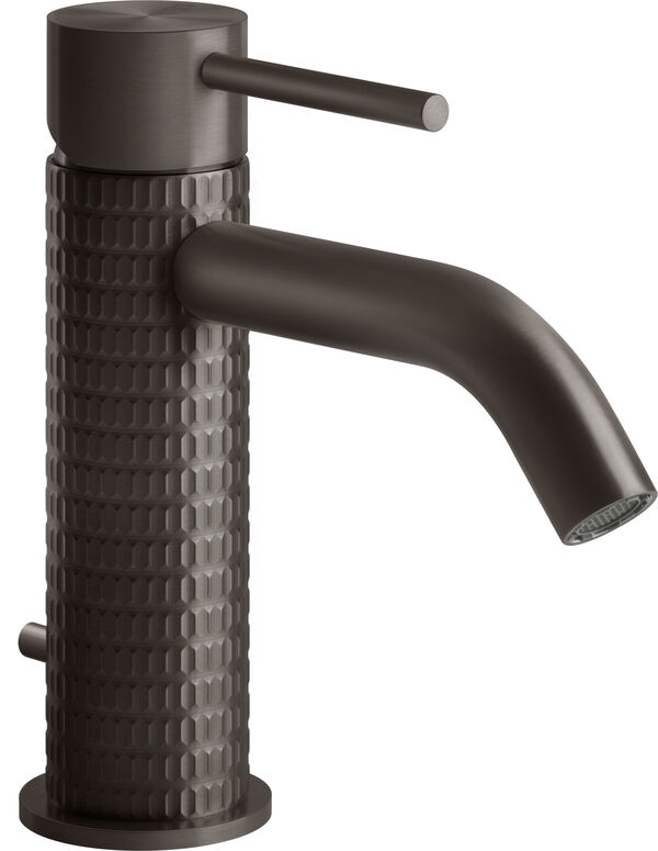Einlochmischer Gessi 316 Black metal brushed meccanica image number 0