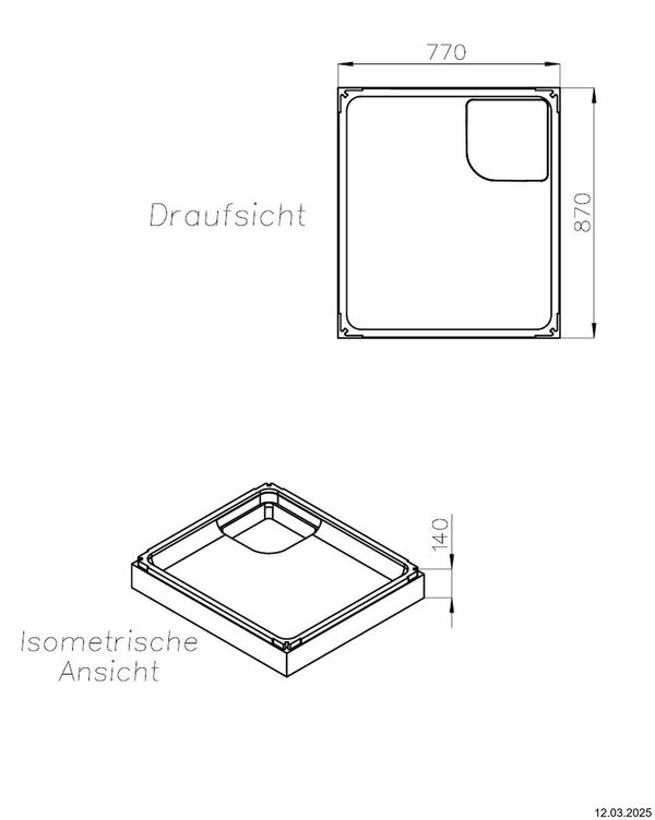 Duschenwannenträger Schedel image number 1