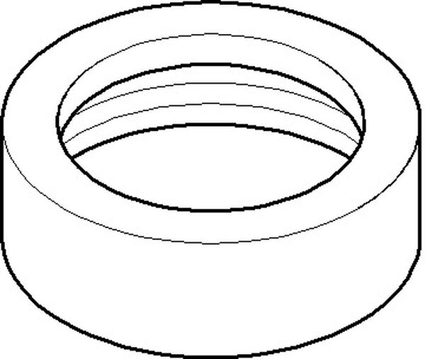 Dado di raccordo Dornbracht 1¼", per sifone (092330022)  image number 0