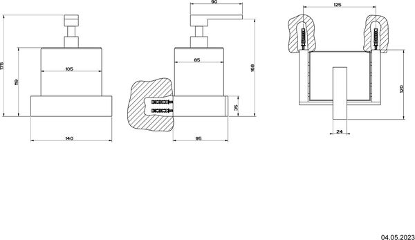Seifenspender Gessi Rettangolo Finox image number 1