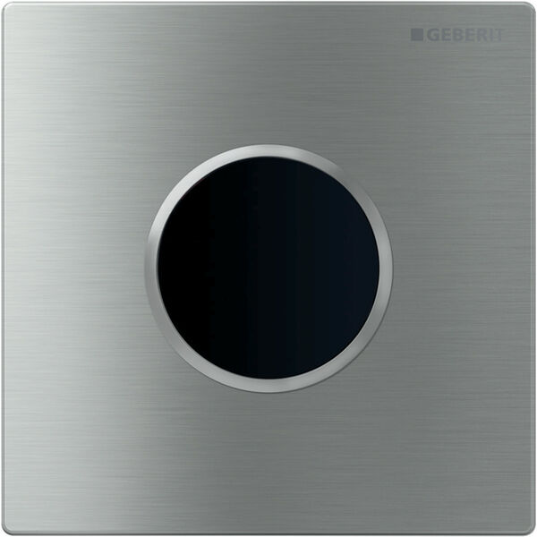 Urinoirsteuerung Geberit Sigma10 Abdeckplatte, Infrarotsensoren Magnetventil, Trafo 230 V image number 0