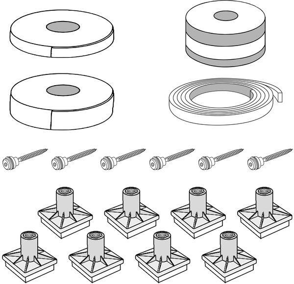 Schallschutz Hafner Iso-Set  für freistehende Badewanne alle Varianten, Engineering Set Anpassung image number 0