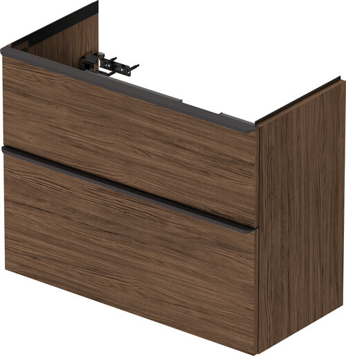 Waschtischm&ouml;bel Duravit D-Neo Nussbaum dunkel