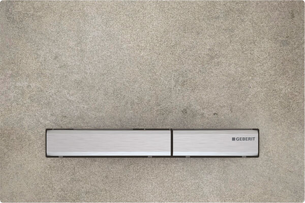 Plaque de d&eacute;clenchement Geberit Sigma50 square B&eacute;ton optique image number 0