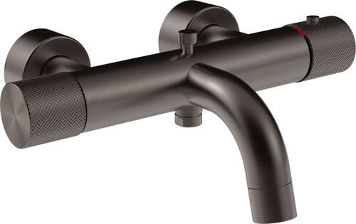 Mélangeur de bain Gessi Habito Black metal brushed diamantato