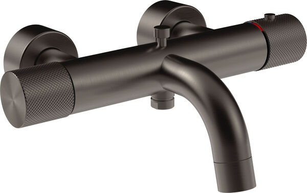 Mélangeur de bain Gessi Habito Black metal brushed diamantato image number 0
