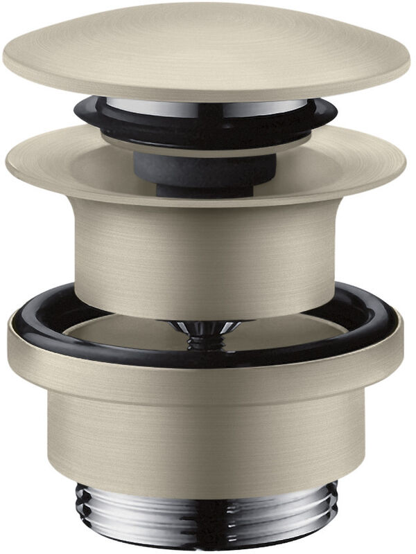 Soupape d'&eacute;coulement Axor push-open 1&frac14;" Brushed nickel image number 0