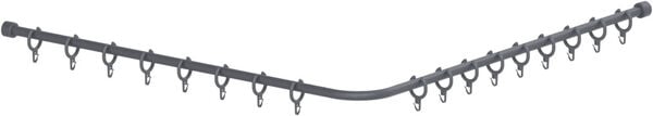 Tringle de douche Nosag Cavere anthracite image number 0