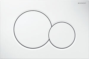 Betätigungsplatte Geberit Sigma01 round weiss