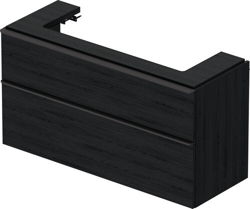 Armadio sottolavabo Duravit D-Neo Rovere nero