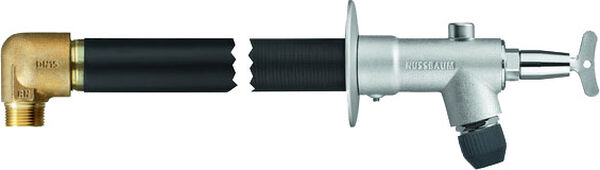 Gartenventil Nussbaum Verchromt image number 0