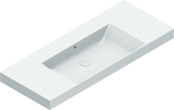 Waschtisch Catalano Zero 125 x 50 cm Weiss Cleaneffekt image number 0