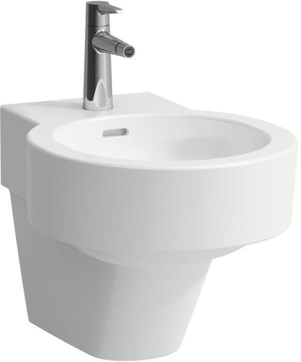 Wand-Bidet Laufen Val Armaturenloch, verdeckte Befestigung Befestigungsmaterial image number 0