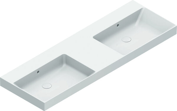 Doppelwaschtisch Catalano Zero 150 x 50 cm Weiss Cleaneffekt image number 0