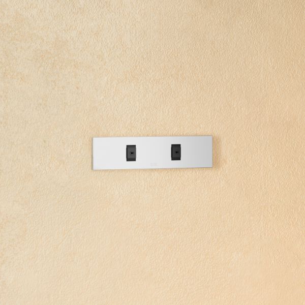 Soffione laterale Dornbracht Water Fan ad incasso Dark chrome image number 1