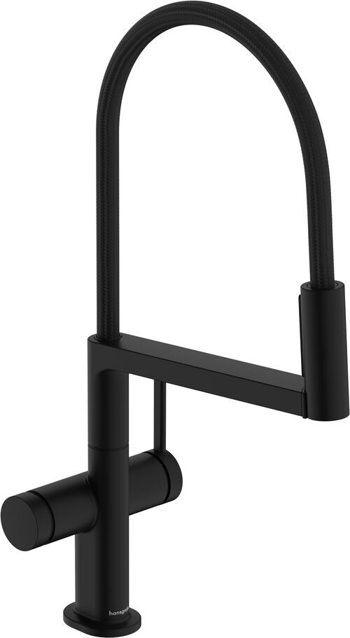 M&eacute;langeur d'&eacute;vier Hansgrohe Talis Select M54 Semi-Pro Noir mat