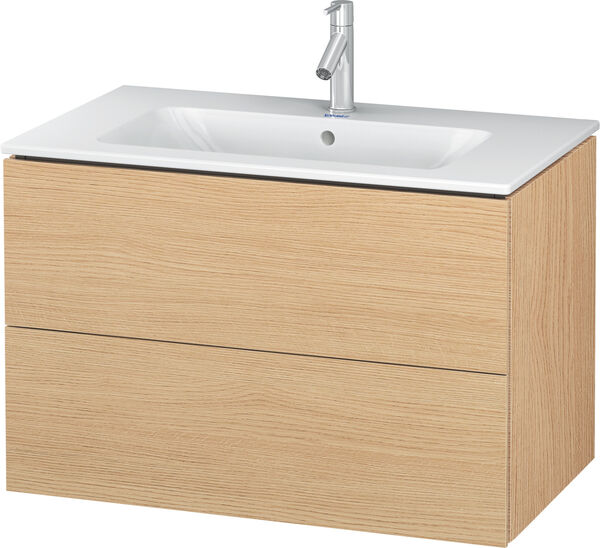 Armadio sottolavabo L-Cube, larghezza 82 cm, altezza 55 cm, profondità 48,1 cm, 2 cassetti Tip-on, image number 0